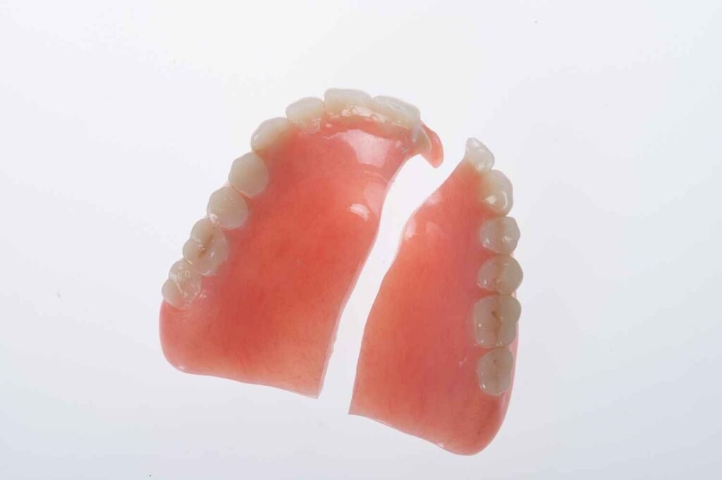denture snapped